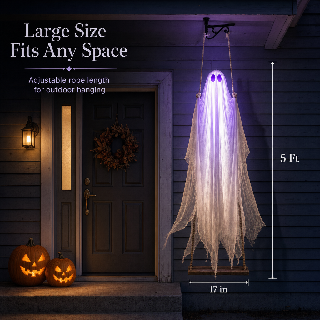 Wispen™ 5FT Hanging Ghost Swing