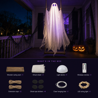 Wispen™ 5FT Hanging Ghost Swing